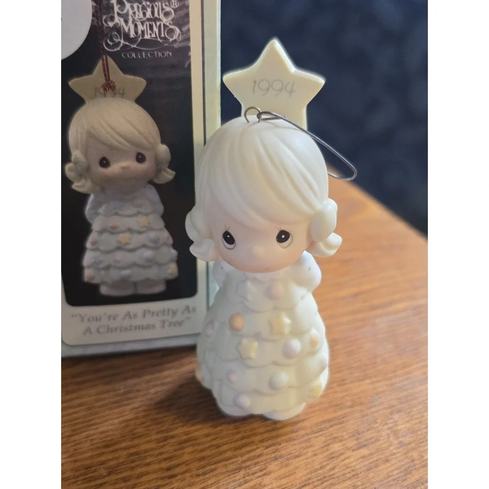 Precious Moments‎ You're As Pretty As A Christmas Tree 1994 530395 Ornament